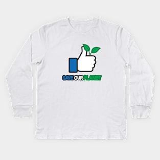 Save Our Planet Kids Long Sleeve T-Shirt